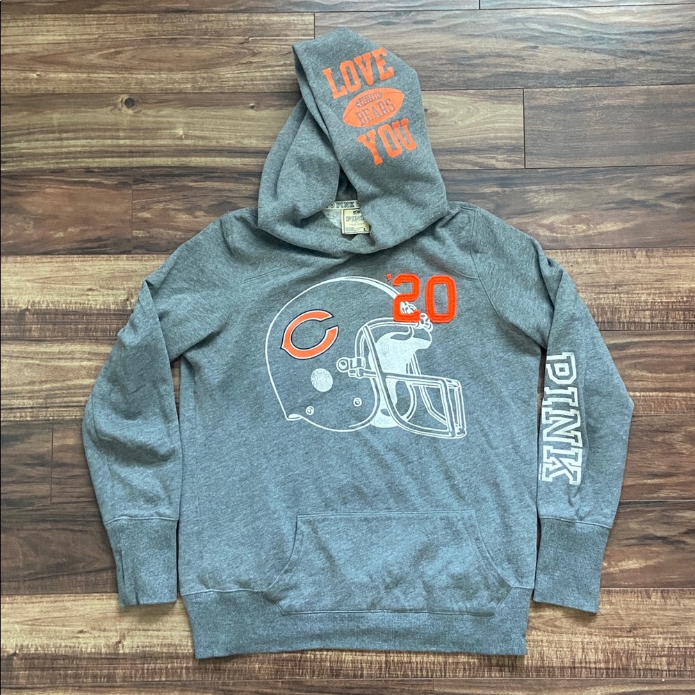 Chicago Bears Gray VS PINK Hoodie